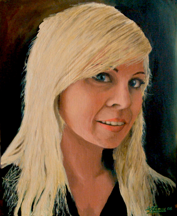 "Lauren" Oil Painting of Woman in 2005